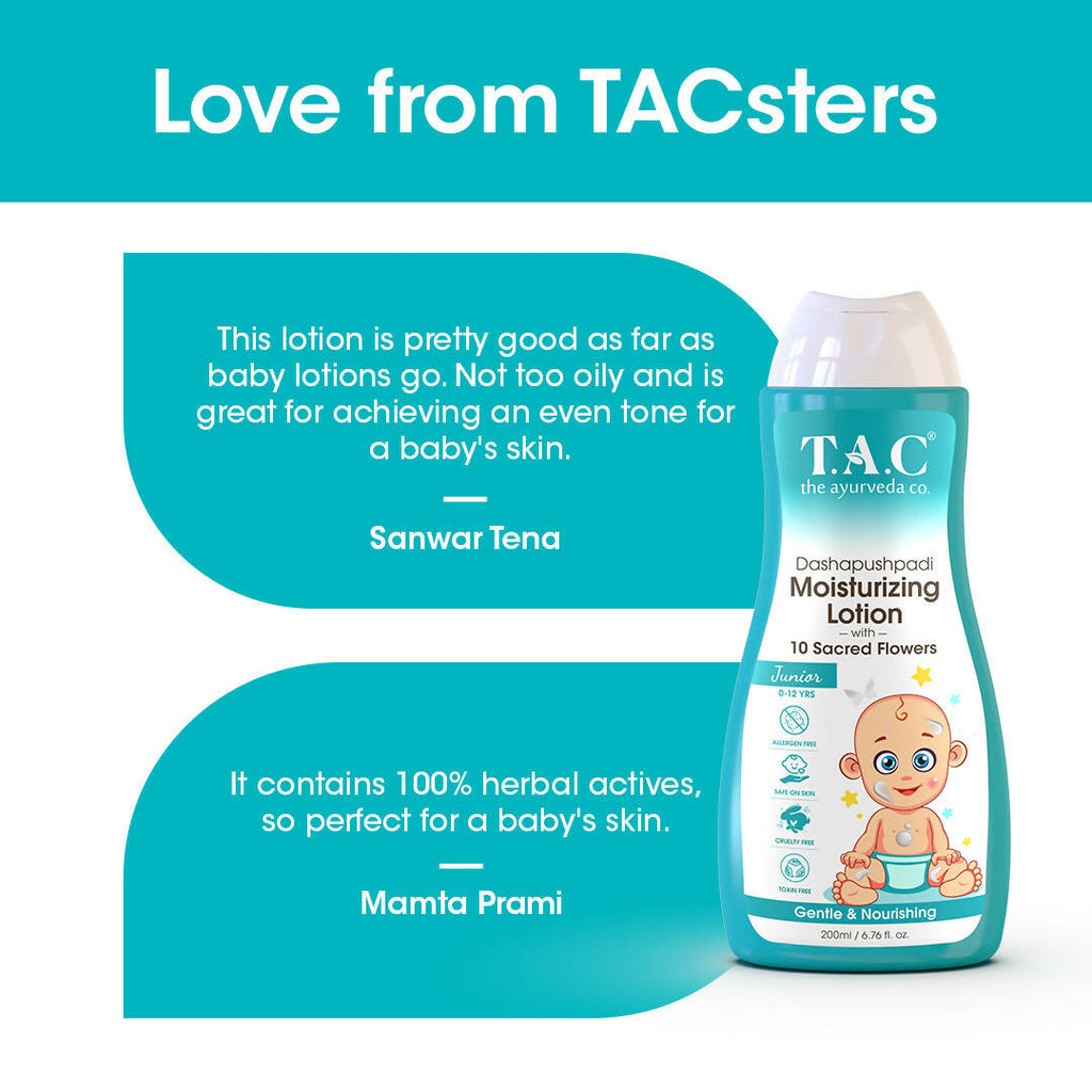 TAC - The Ayurveda Co. Dashapushpadi Ayurvedic Baby Powder For Nourishing and Rash Free Skin | Grocsy