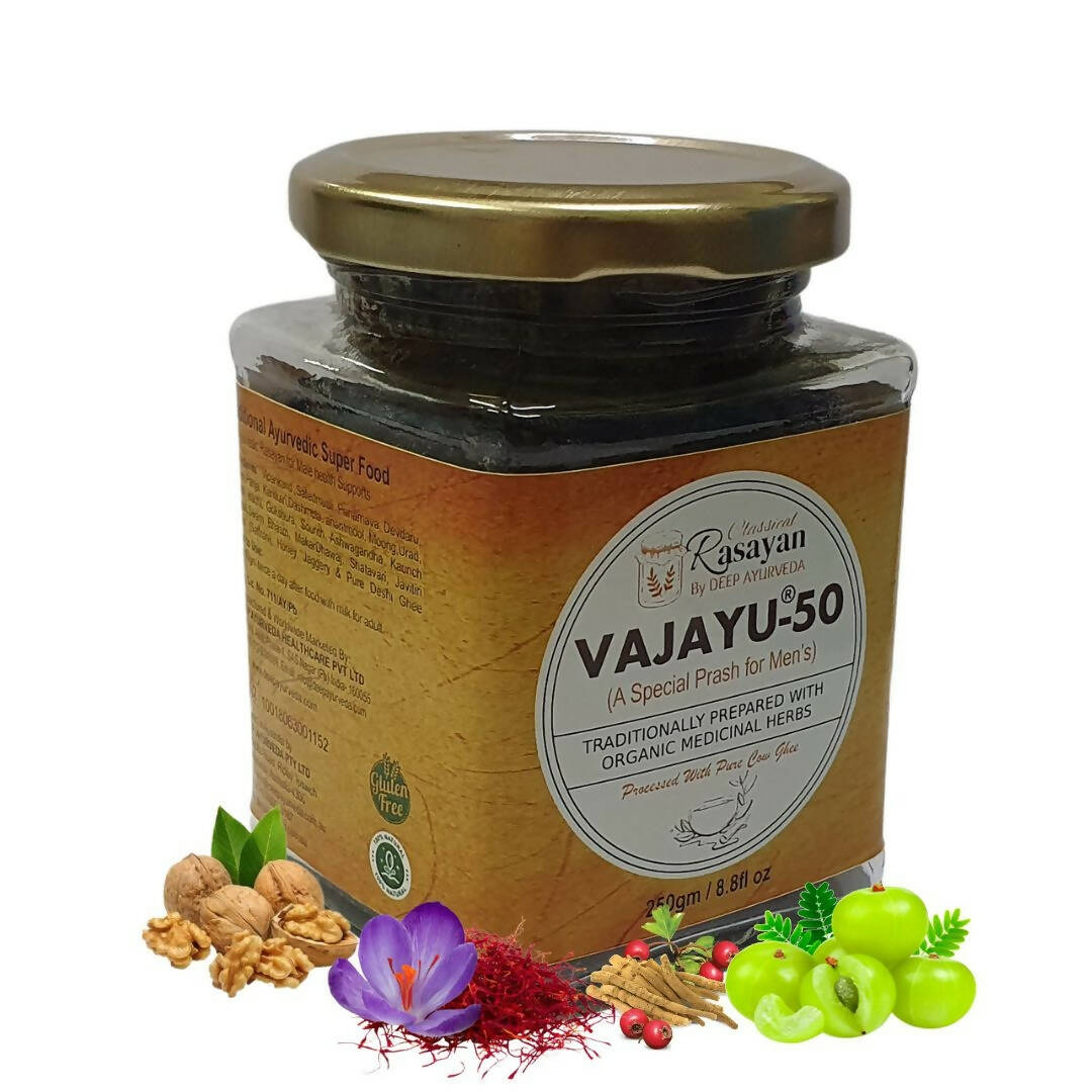 Deep Ayurveda Vajayu 50 Prash For Men's Health | Grocsy