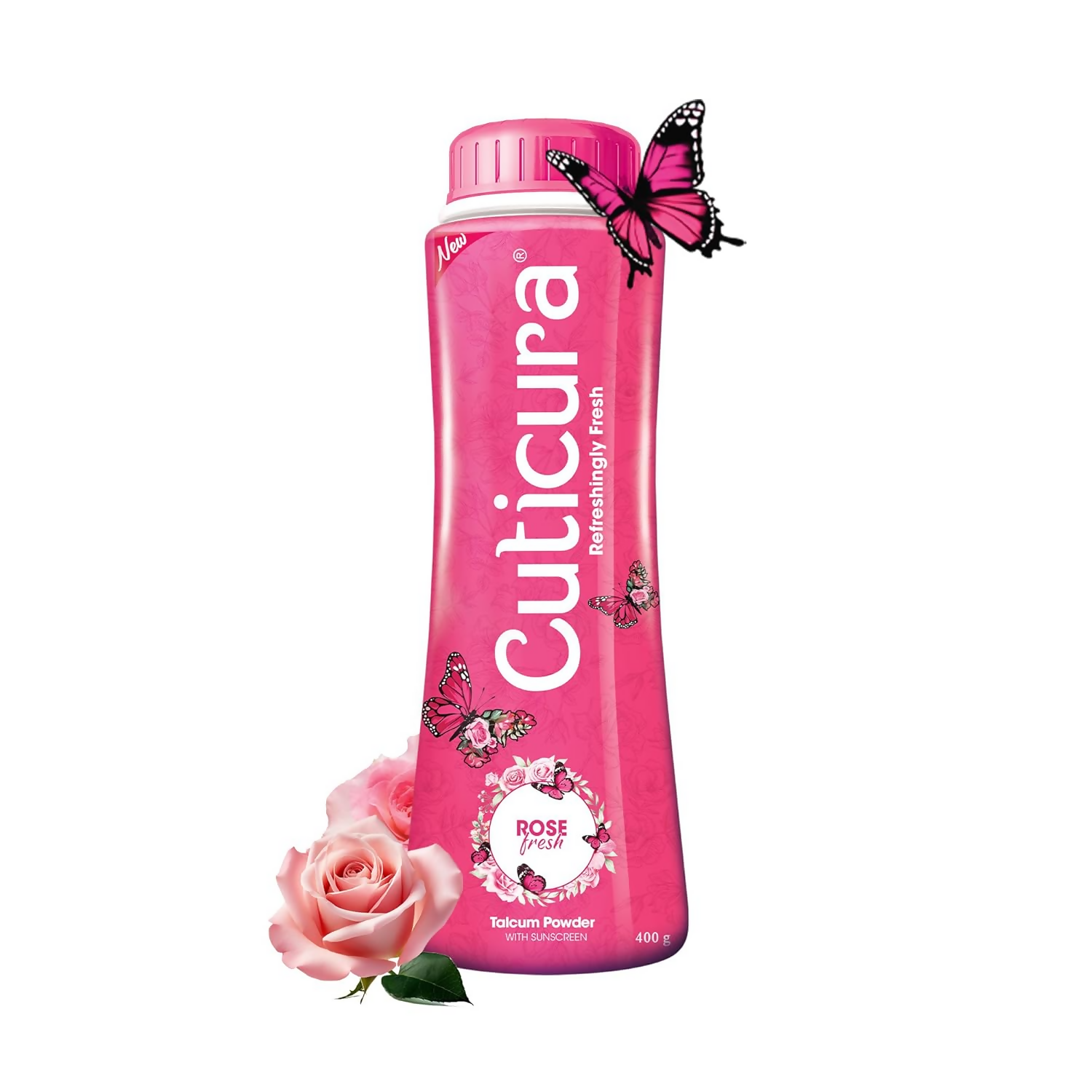 Cuticura Rose Fresh Talcum Powder | Grocsy