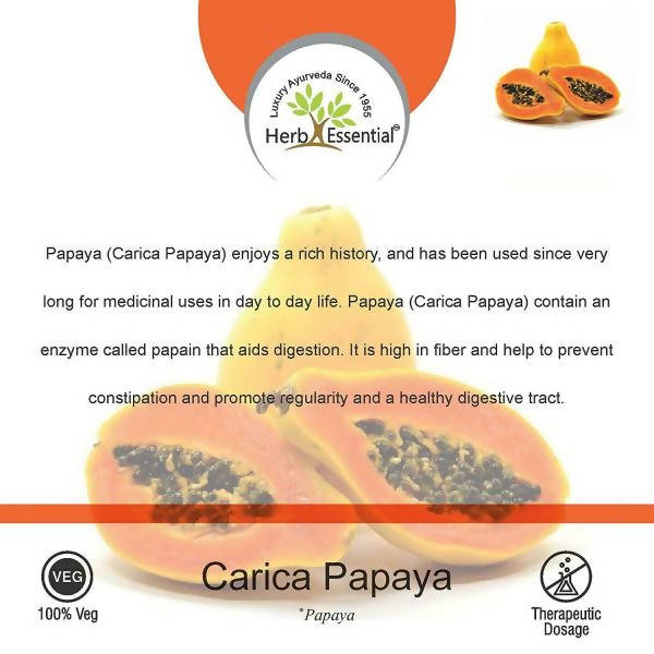 Herb Essential Papaya Tablets | Grocsy