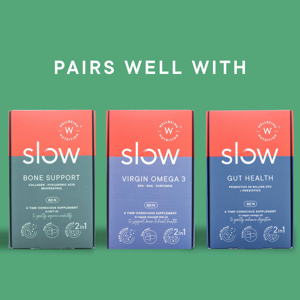 Wellbeing Nutrition Slow | Multivitamin for Him 50+ Capsules | Grocsy