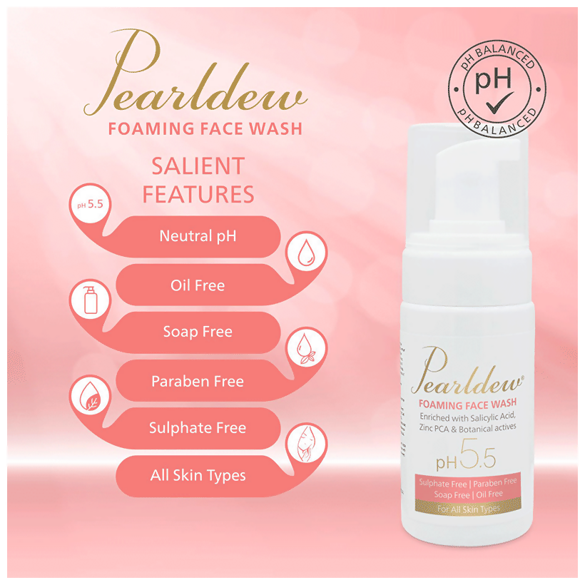 Pearldew Foaming Face Wash | Grocsy