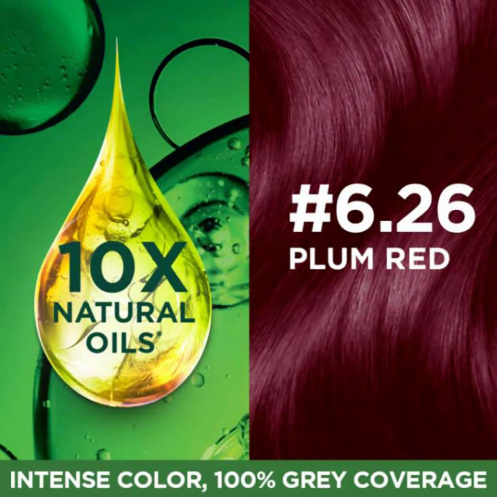 Garnier Color Naturals Ultra Hair Color - 6.26 Plum Red | Grocsy