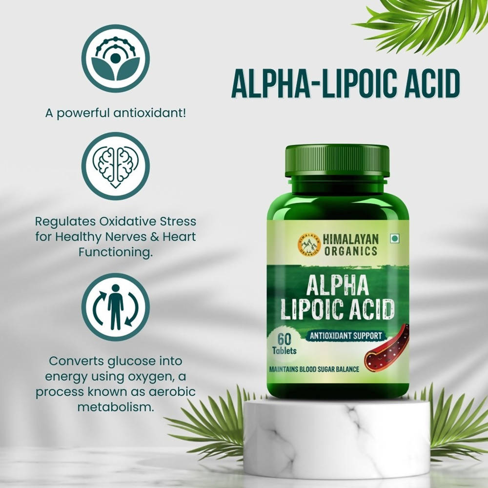Himalayan Organics Alpha Lipoic Acid Tablets | Grocsy