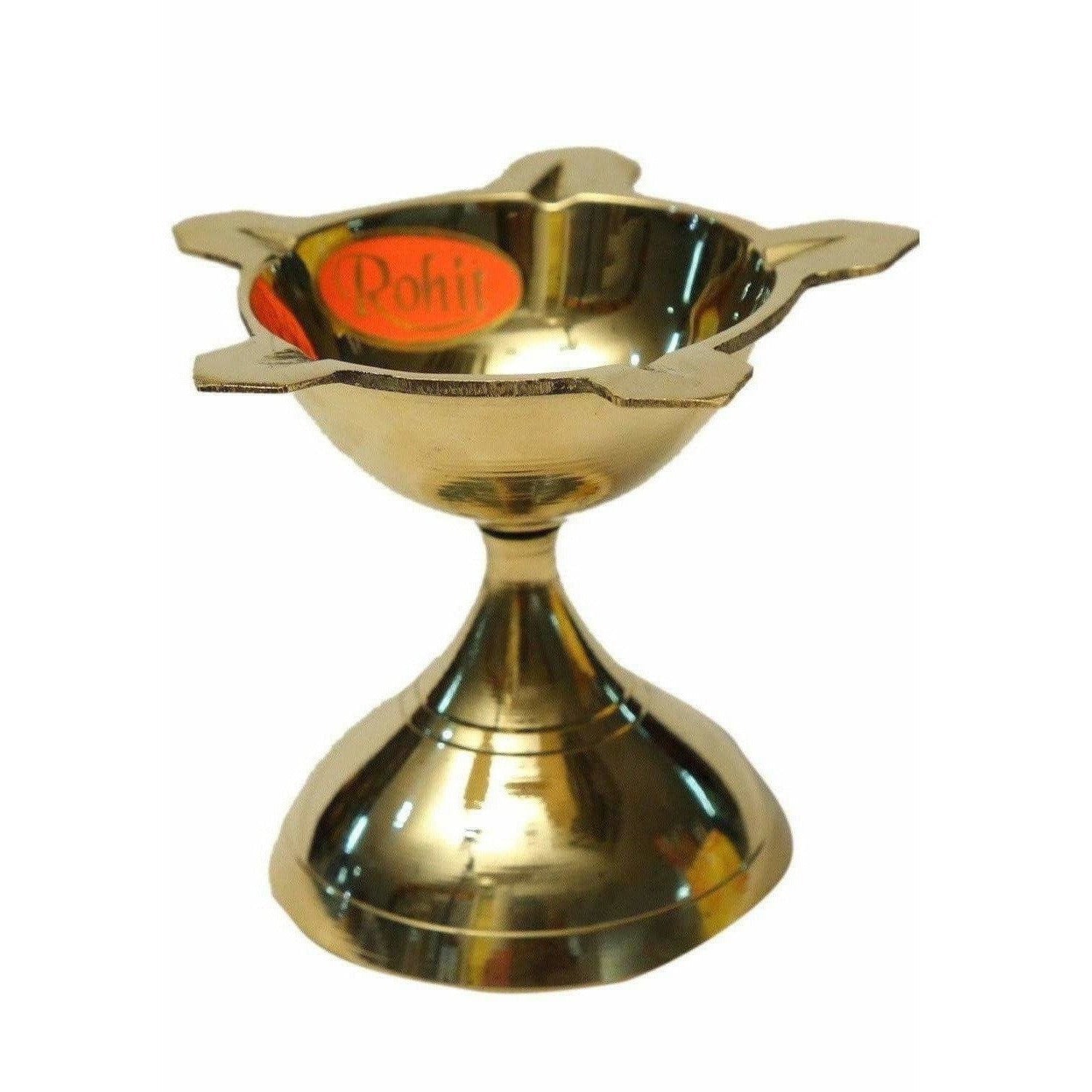 Diya Lamp Oil Stand (Small Size) / Deepam Kundulu (Small Size) | Grocsy