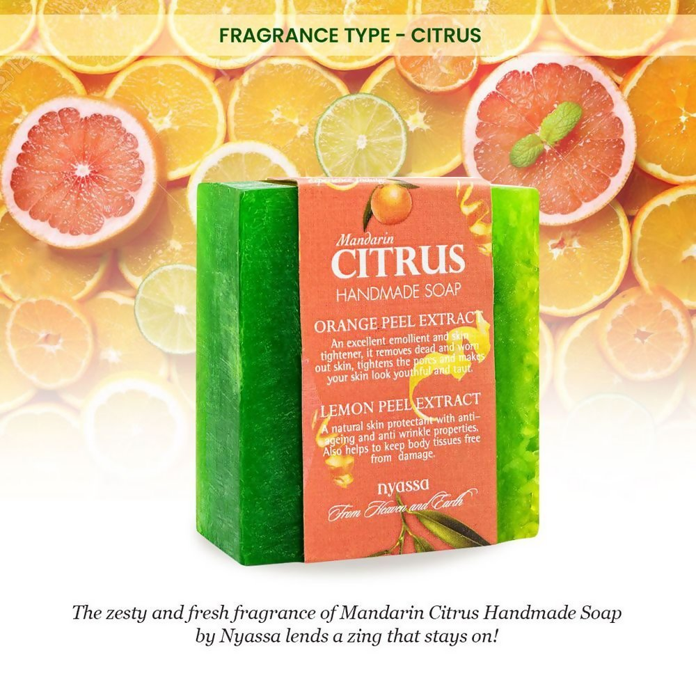 Nyassa Mandarin Citrus Soap Orange & Lemon Extracts | Grocsy