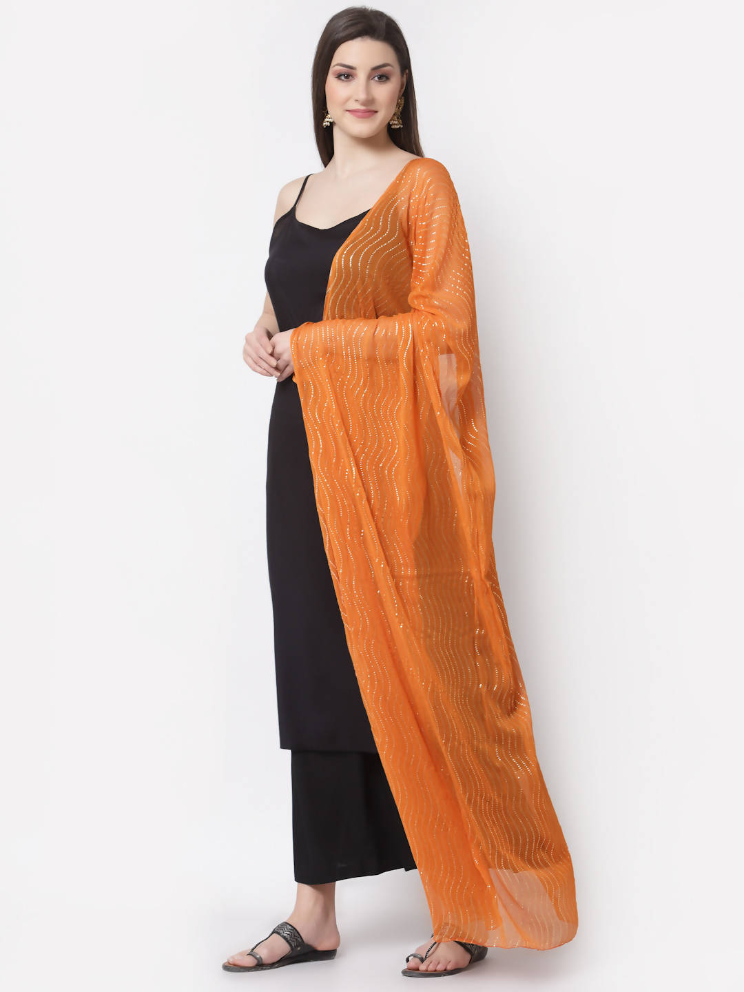 Myshka Trendy Stylish Rayon Square Neck Sleeveless Kurta Palazzo Dupatta Set | Grocsy