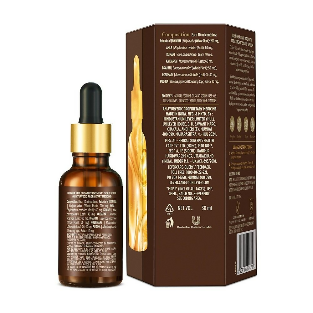 Indulekha Bringha Hair Growth Treatment Scalp Serum | Grocsy