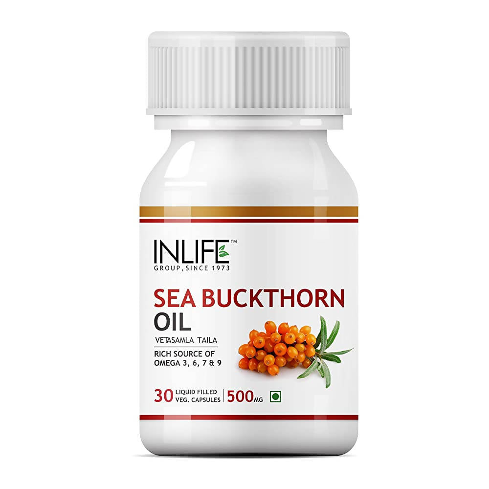 Inlife Sea Buckthorn Oil Capsules | Grocsy