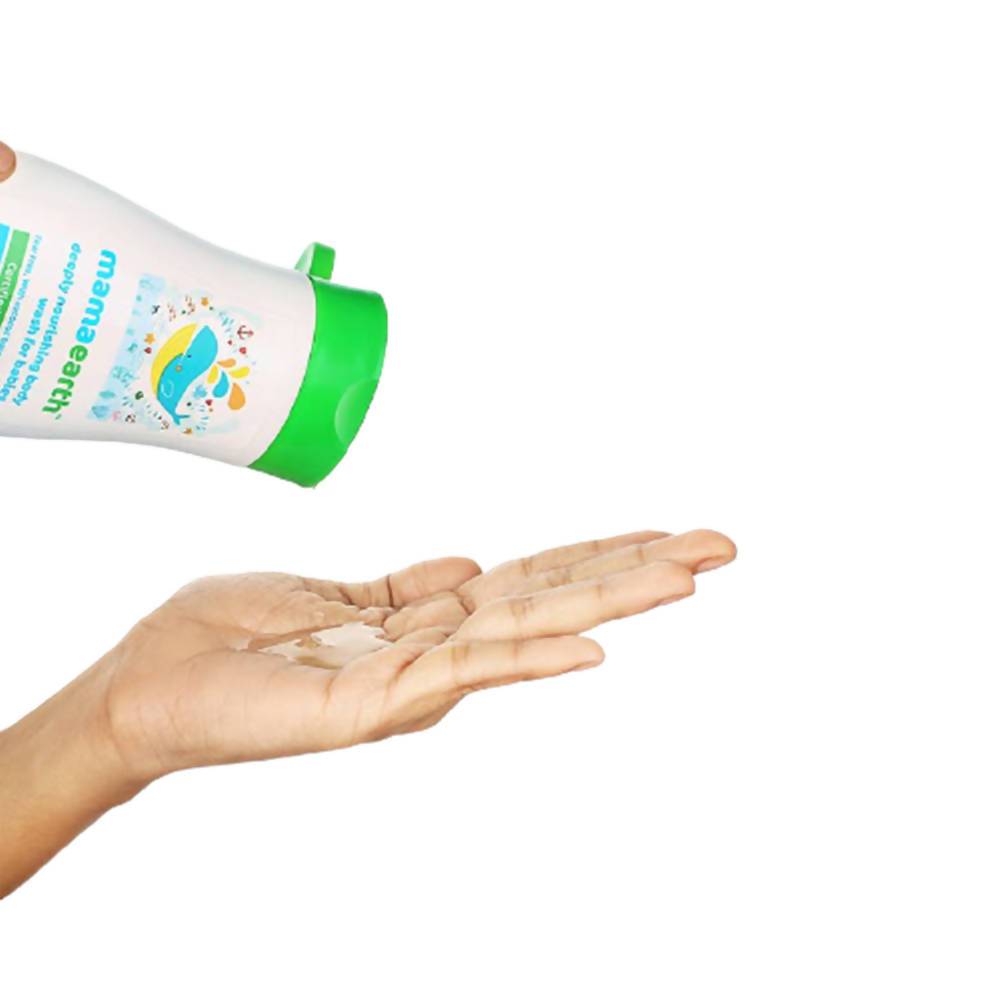 Mamaearth Deeply Nourishing Baby Body Wash For Natural Cleansers & Tear-Free Formula | Grocsy