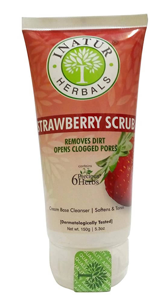 Inatur Strawberry Face Scrub | Grocsy