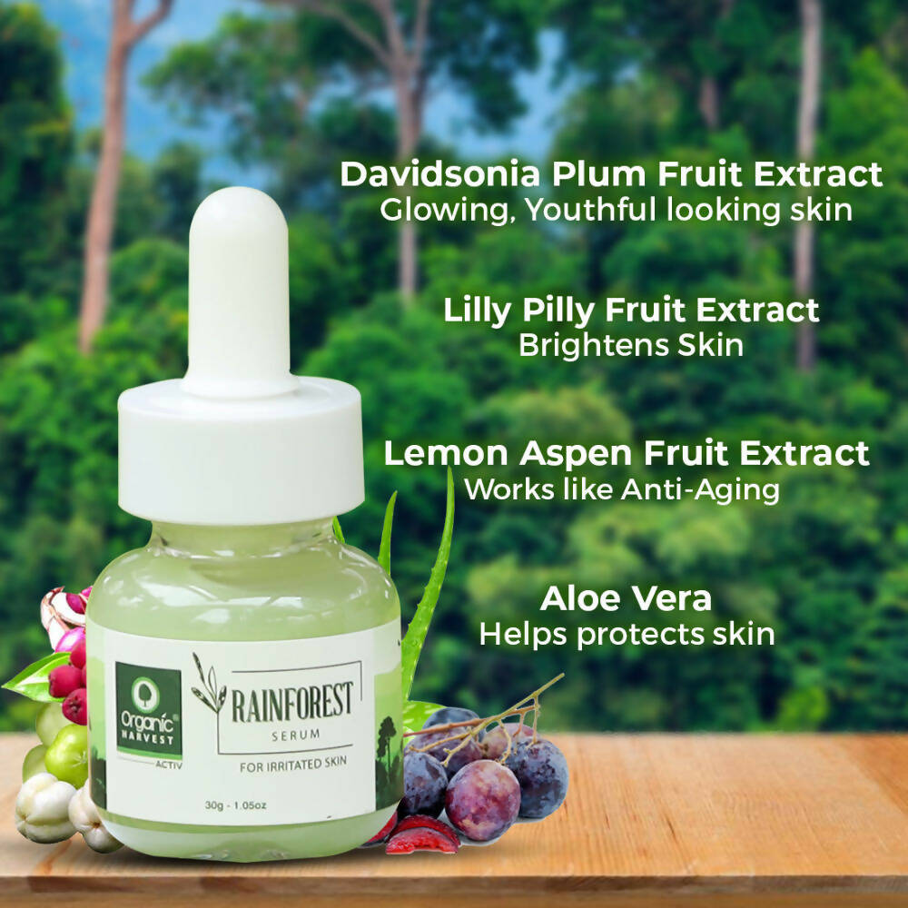 Organic Harvest Rainforest Serum For Irritated Skin | Grocsy
