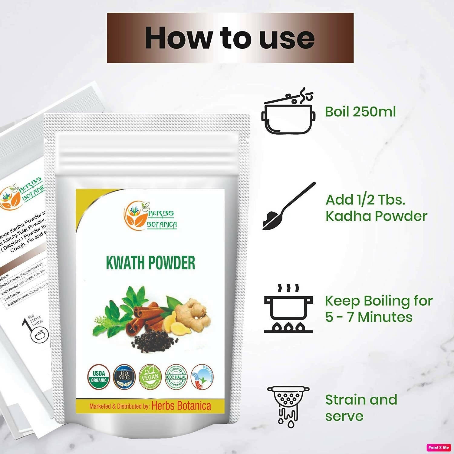 Herbs Botanica Kwath Powder | Grocsy
