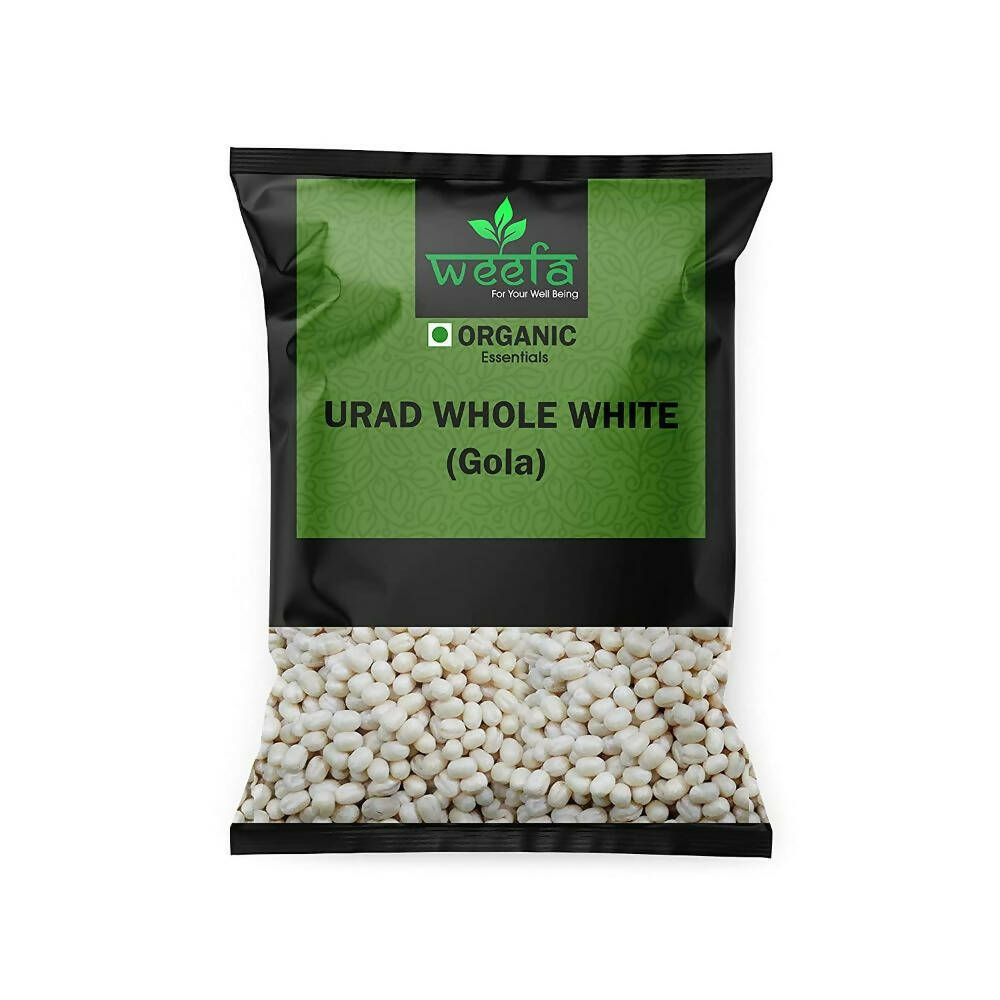 Weefa Organic Urad Whole White (Gola) | Grocsy