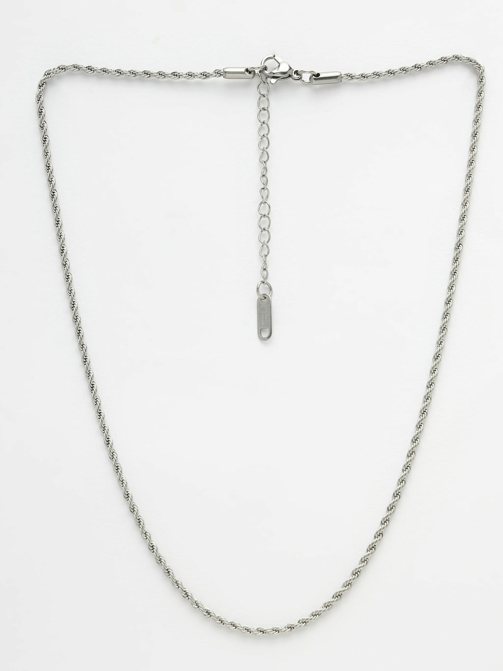 NVR Women's Set of 3 Silver-Toned German Silver Oxidised Chain | Grocsy