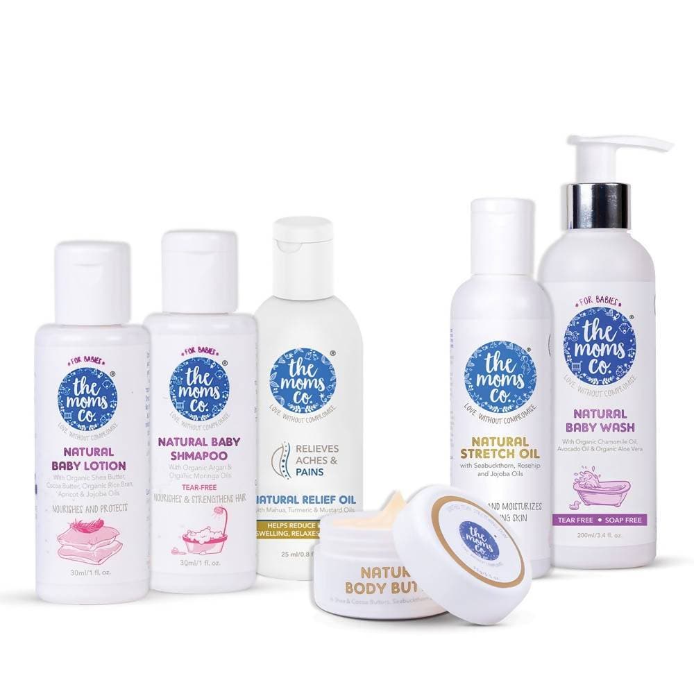 The Moms Co Natural Mom And Baby Starter Kit | Grocsy