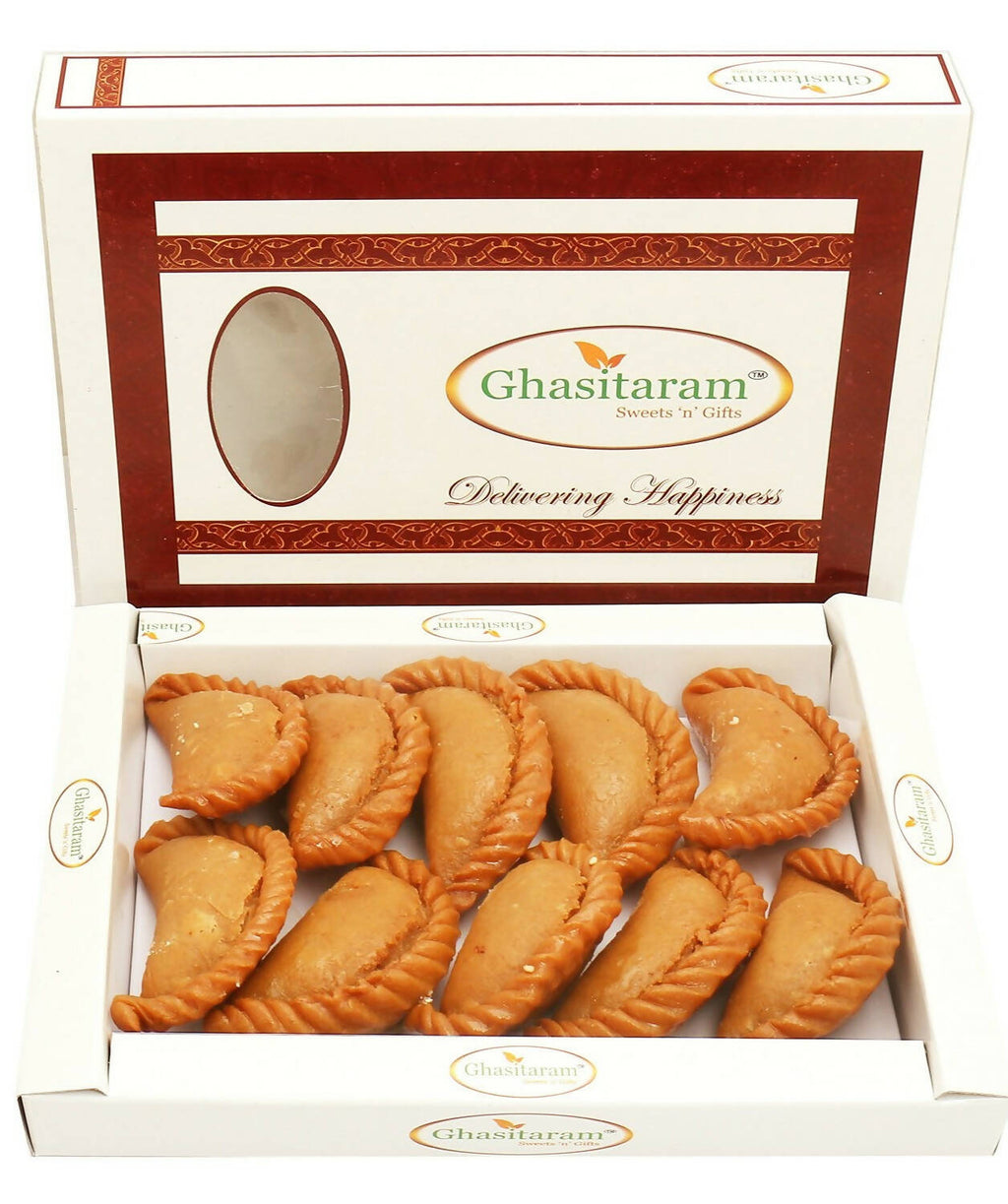Ghasitaram Sugarfree Dry Sweet Gujiya | Grocsy