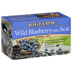 Bigelow Tea Wild Blueberry With Acai Herbal Tea With Freshness & Aroma Caffeine Free | Grocsy