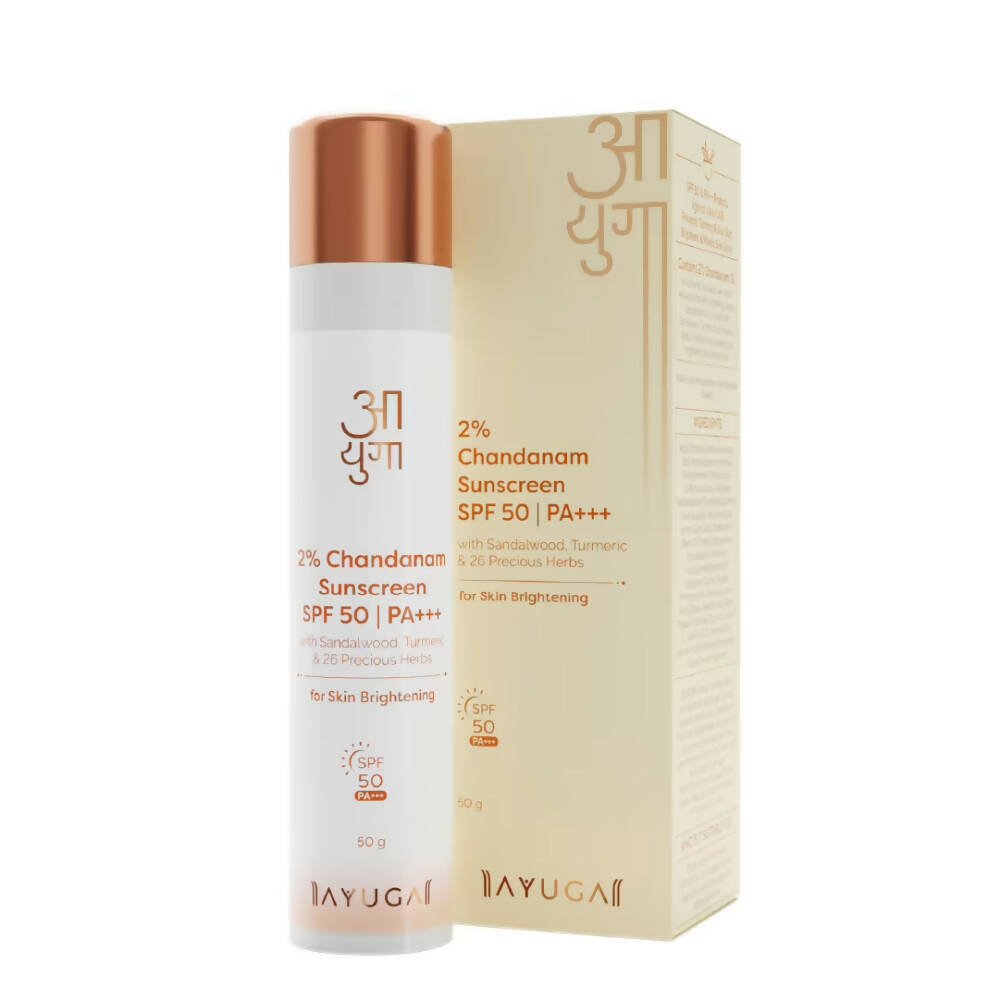 Ayuga 2% Chandanam Sunscreen SPF 50/PA+++ | Grocsy