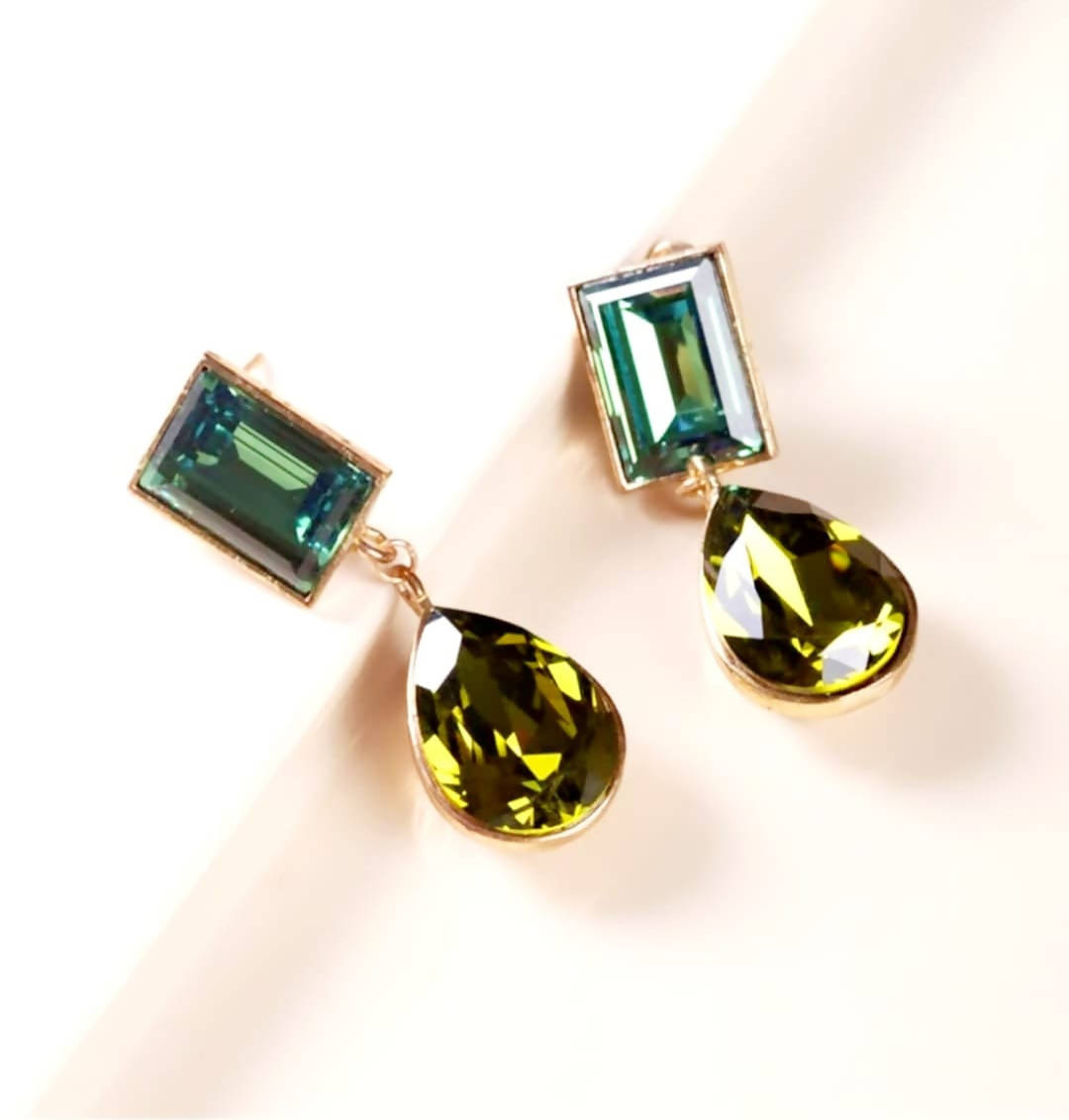 Bling Accessories Hand Made Statement Crystal Stud Earrings | Grocsy