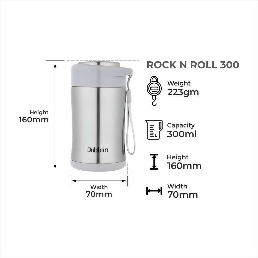 Dubblin Rock N Roll Vacuum Bottle | Grocsy