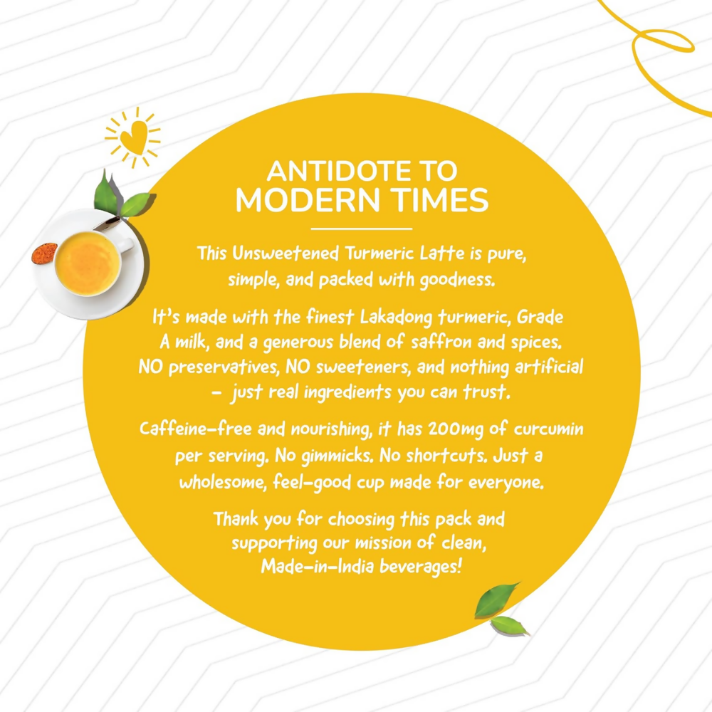 TeaFit AM/PM Wellness No Sugar Tea Premix - Ginger Tea & Turmeric Latte | Grocsy