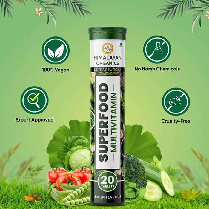 Himalayan Organics Superfood Multivitamin Tablets | Grocsy