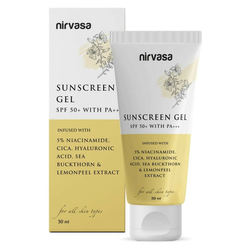 Nirvasa SPF50+ Sunscreen Gel | Grocsy