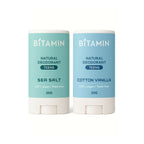 Bitamin Natural Deodorant Cotton Vanilla, Sea Salt Teens | Grocsy