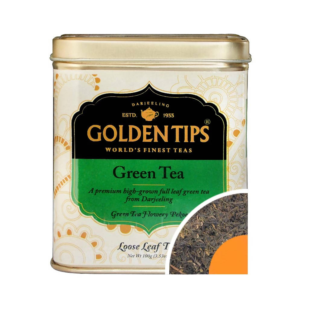 Golden Tips Green Tea - Tin Can | Grocsy