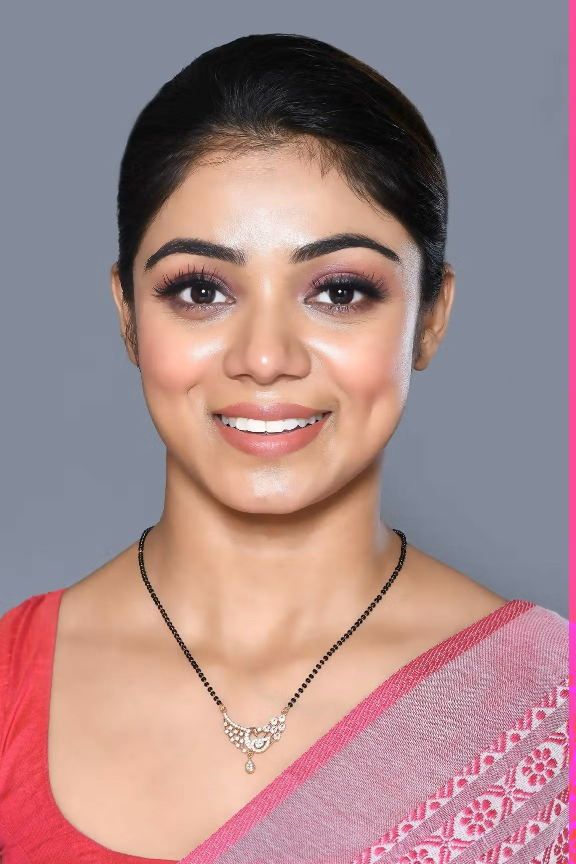 Joban Fashion Women Golden White Ad Mangalsutra With Chain And Without Earrings | Grocsy