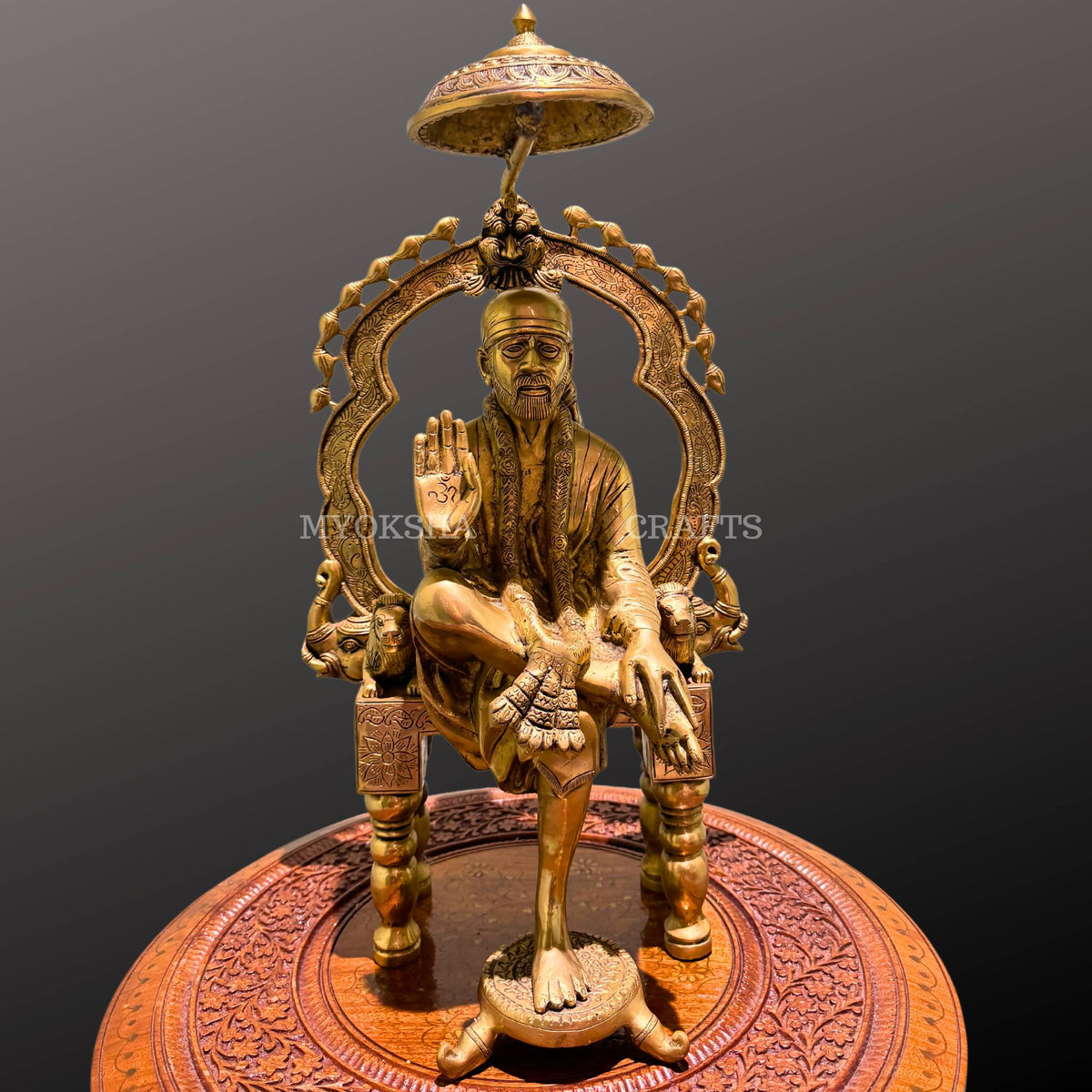 Brass Sai Baba Statue | Grocsy