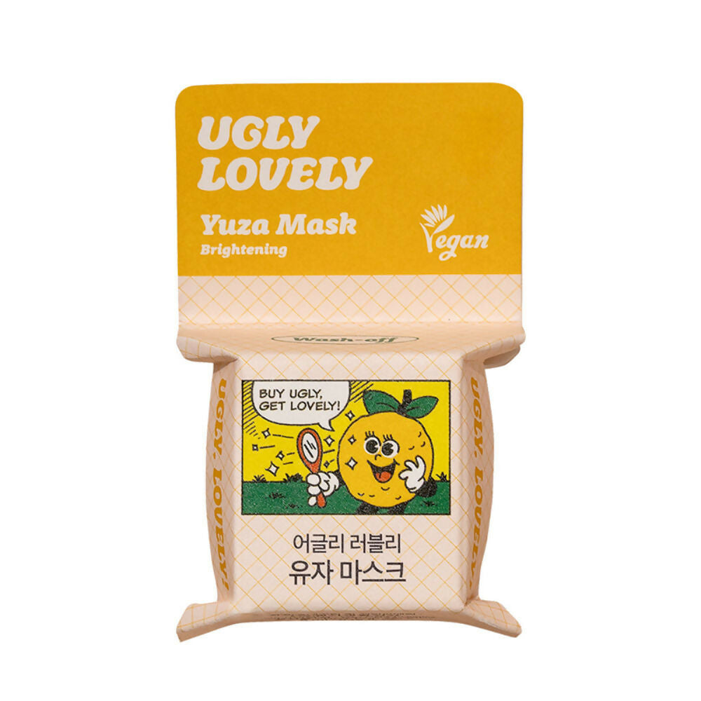 The Face Shop Ugly Lovely Yuja Wash Off Mask | Grocsy