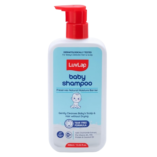 LuvLap Milky Soft Baby Shampoo with Milk Protein, Vitamin E & Coconut Oil, Shea Butter & Chamomile | Grocsy