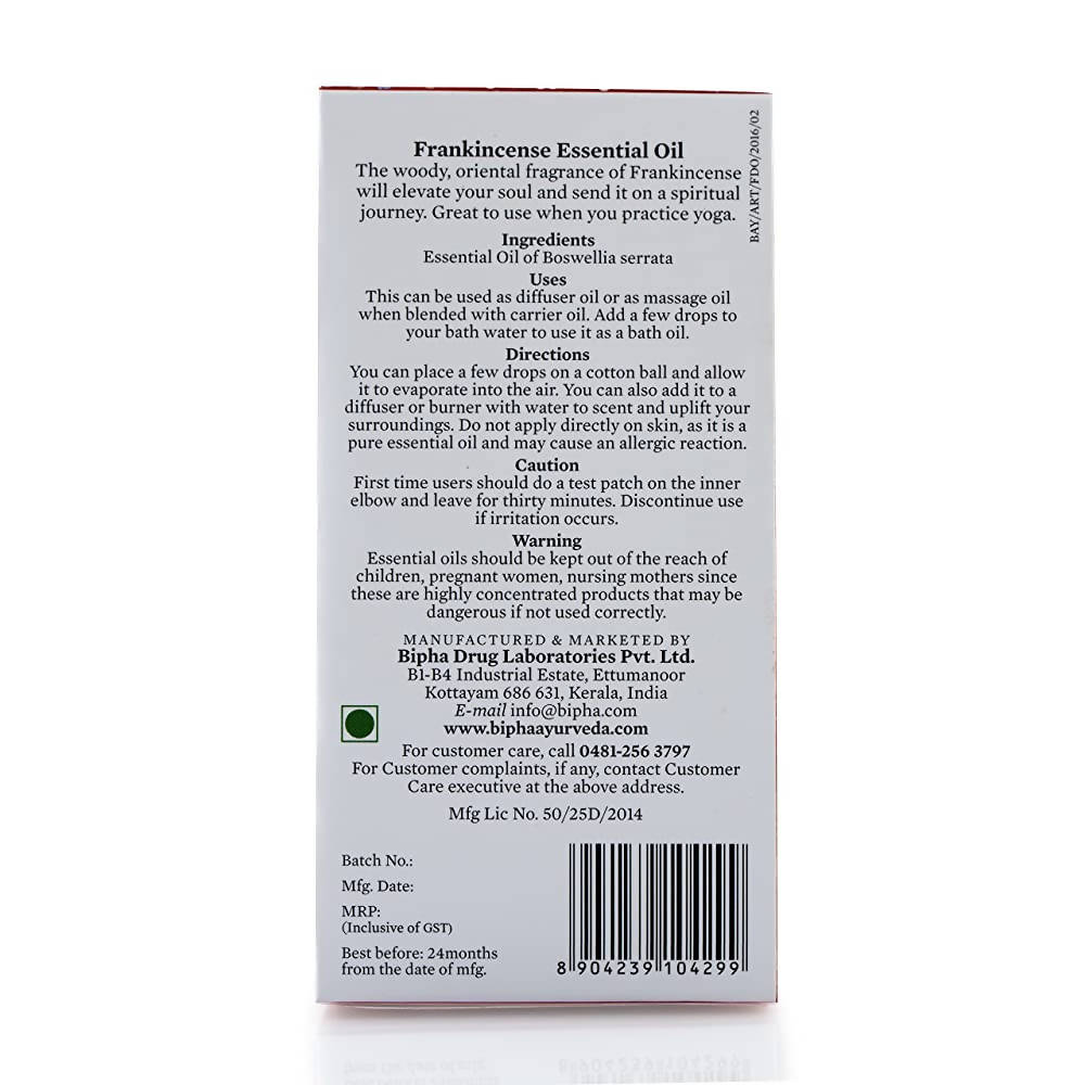 Bipha Ayurveda Frankinscence Essential Oil | Grocsy