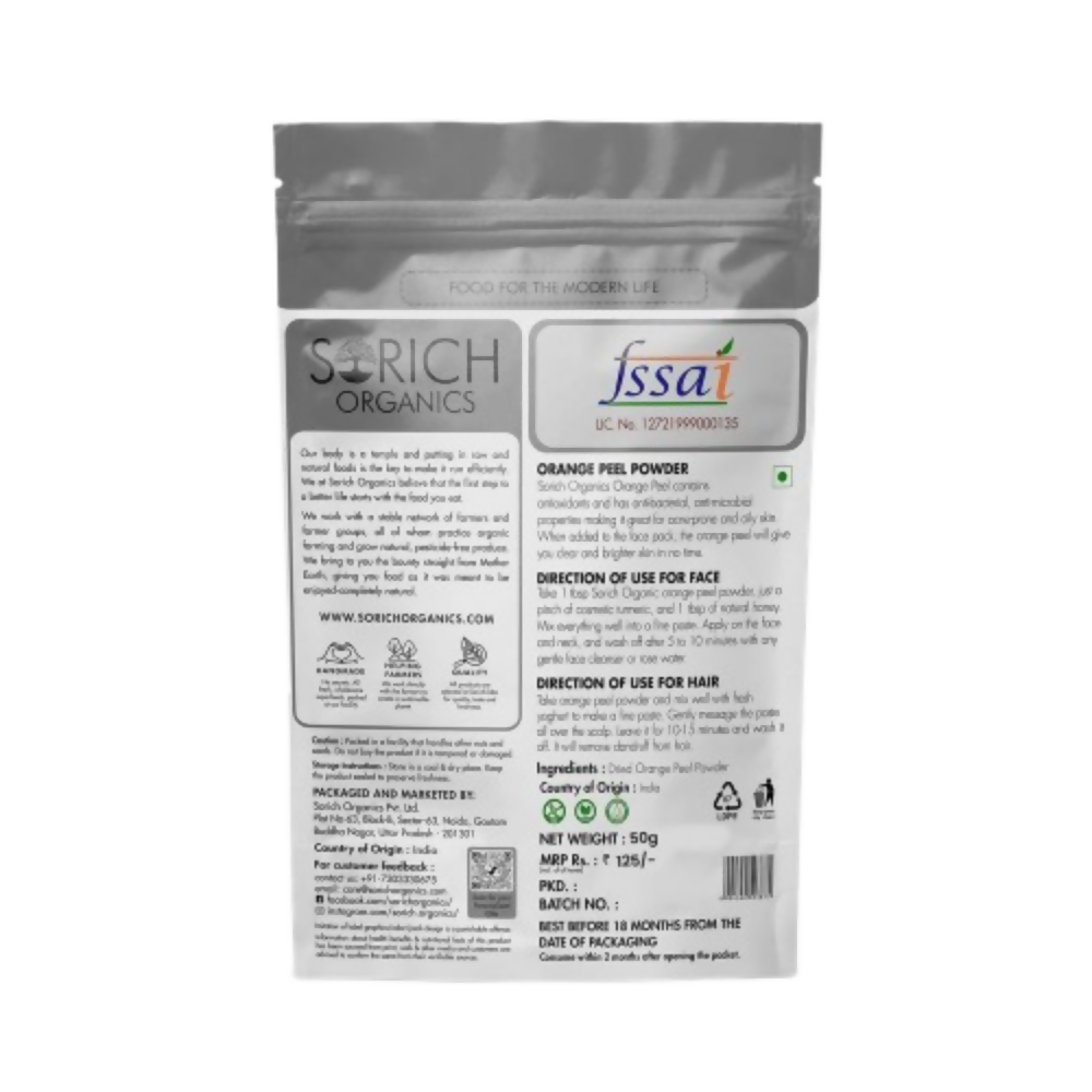 Sorich Organics Dried Orange Peel Powder | Grocsy