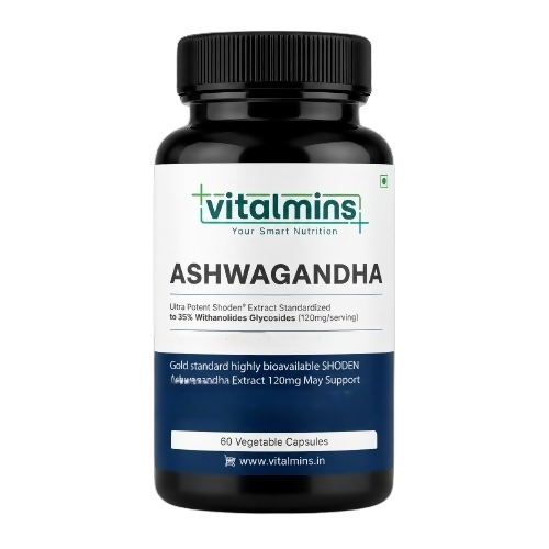Vitalmins Ashwagandha Capsules | Grocsy