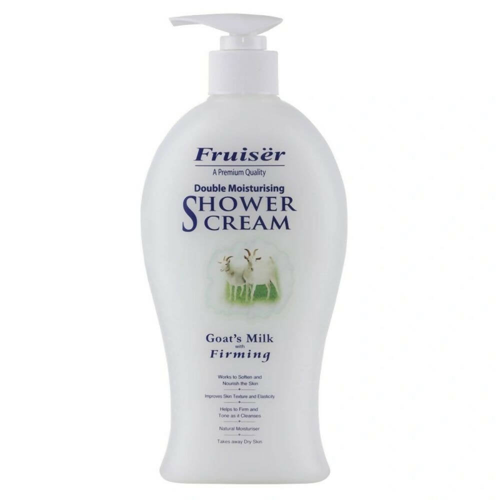 Fruiser Double Moisturizing Shower Cream Firming Goat's Milk | Grocsy