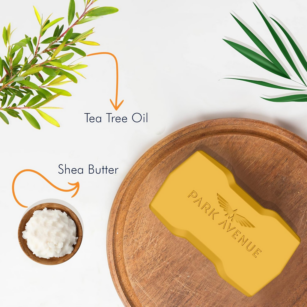 Park Avenue Premium Men’s Soap Good Morning Tea Tree Oil + Shea Butter | Grocsy