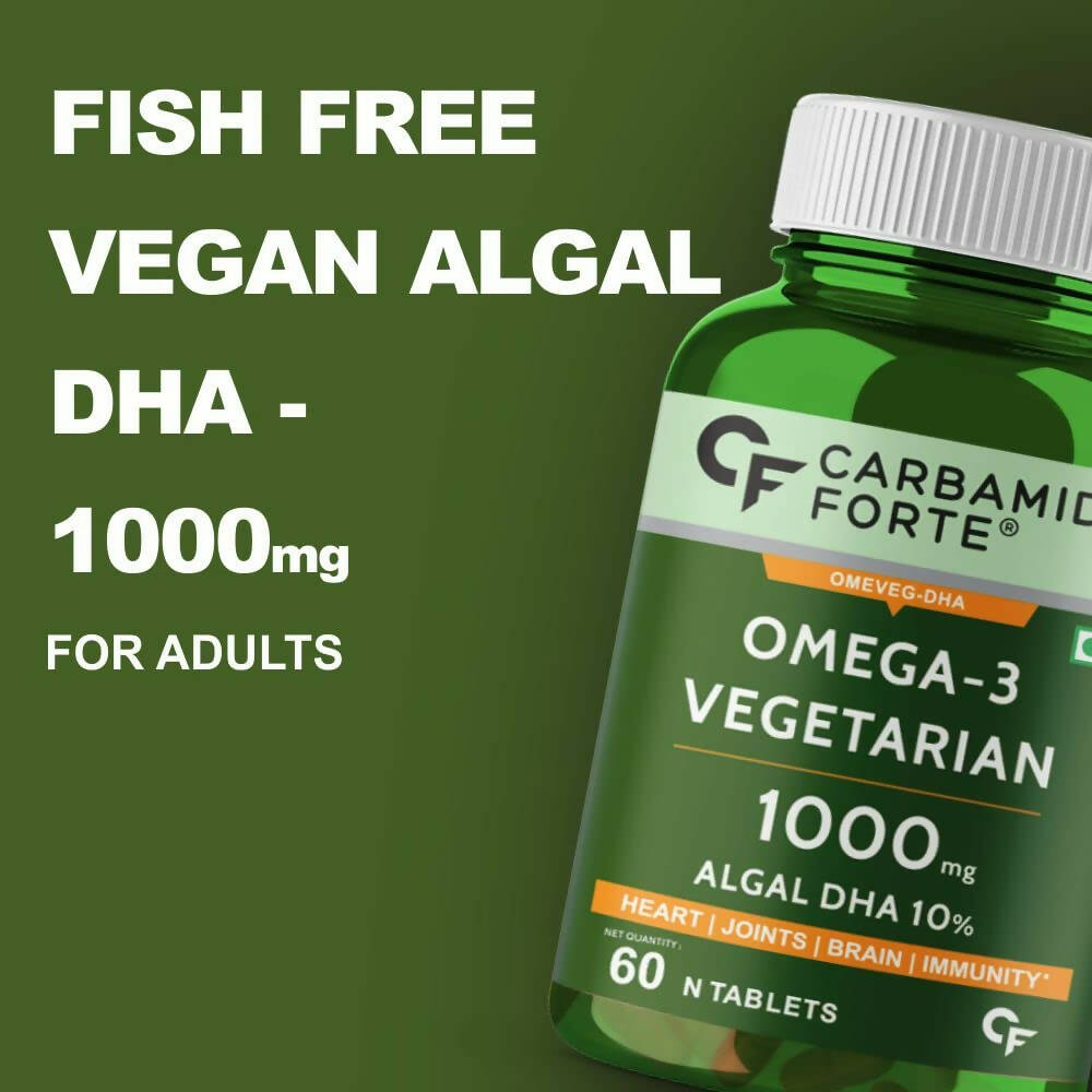 Carbamide Forte Omega-3 Vegetarian Tablets | Grocsy