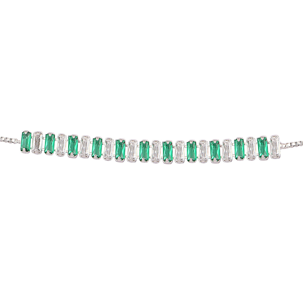 Nuyug Green Emerald Radiance Anti Tarnish Bracelet | Grocsy