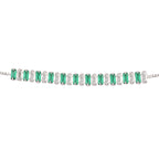 Nuyug Green Emerald Radiance Anti Tarnish Bracelet | Grocsy