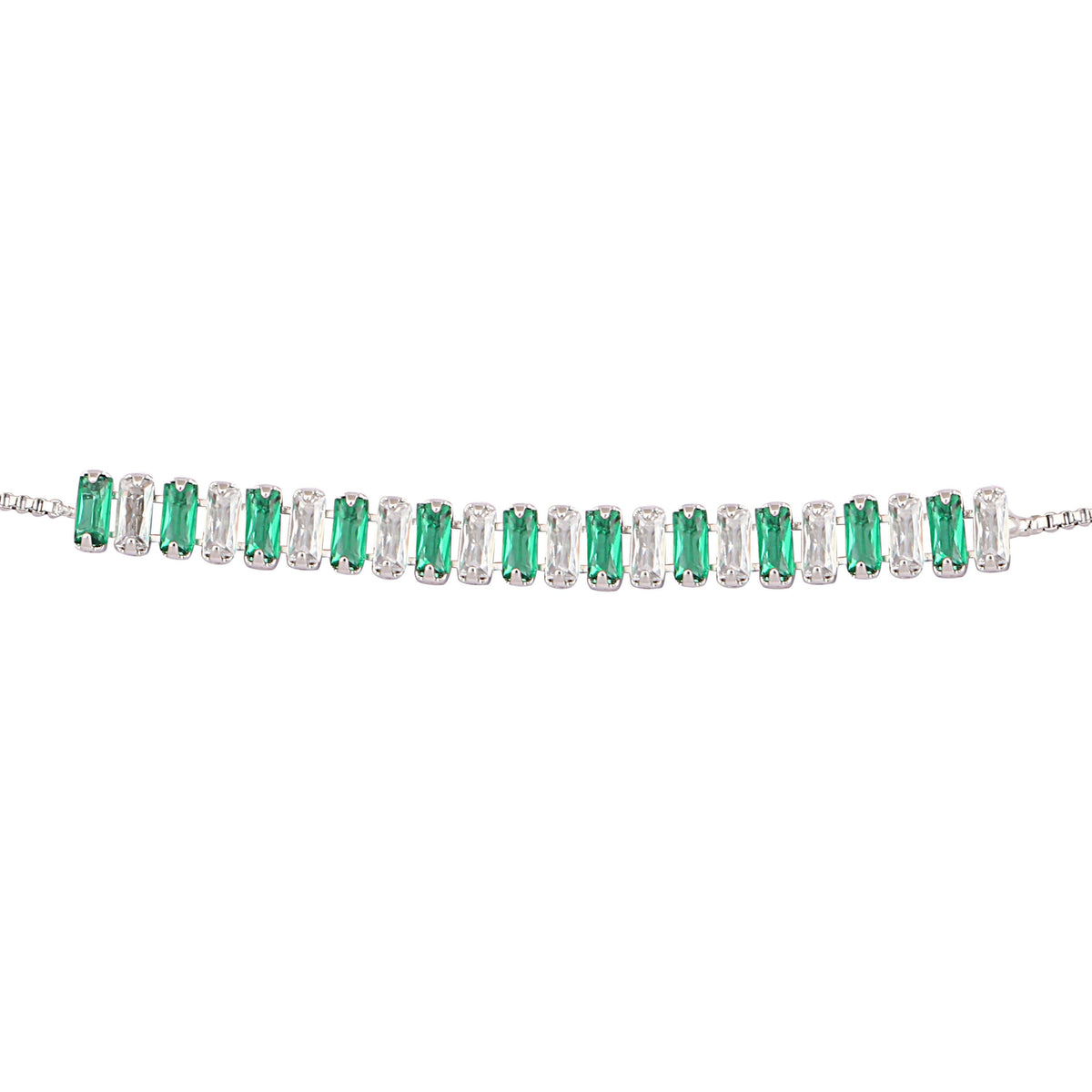 Nuyug Green Emerald Radiance Anti Tarnish Bracelet | Grocsy