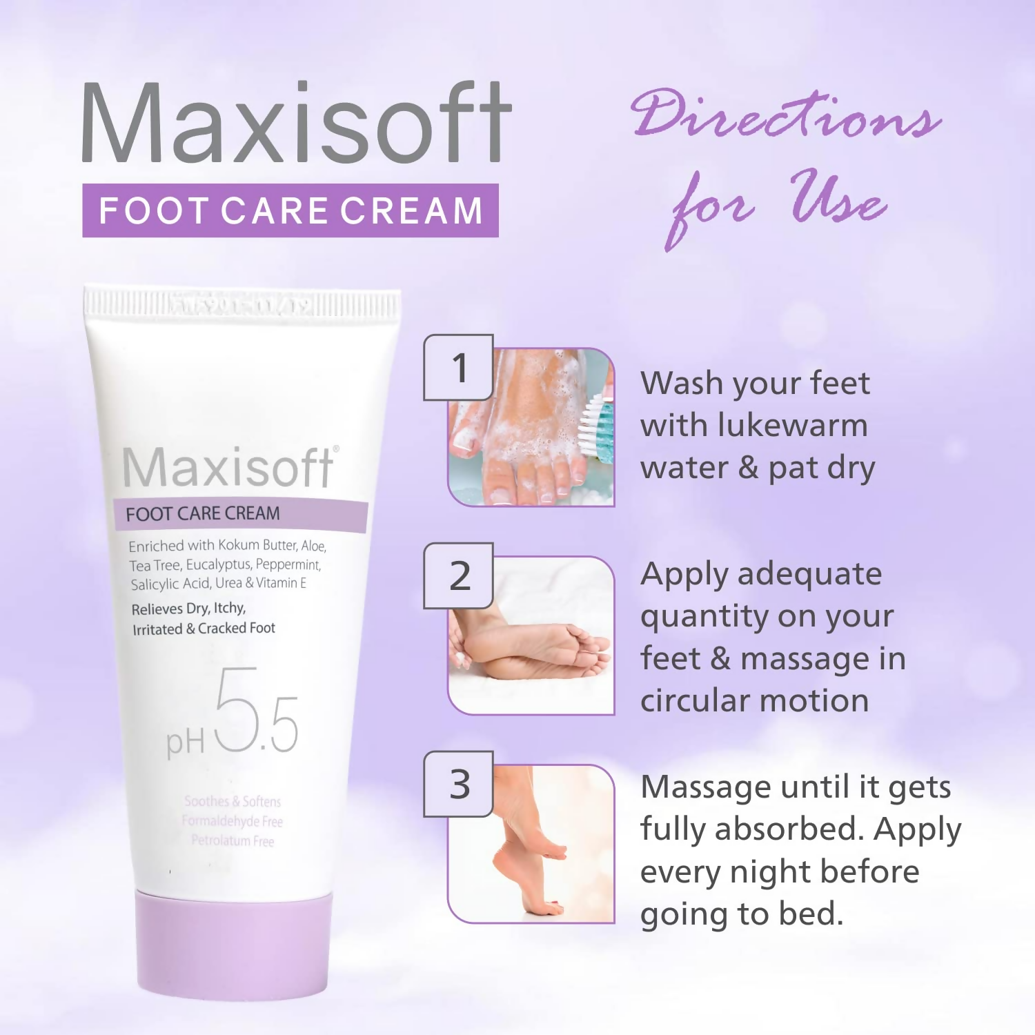 Maxisoft Foot Care Cream | Grocsy