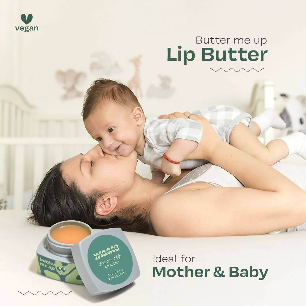 Maate Lip Butter | Packed with Precious Butters for Nourishing, Chapped Lips | Grocsy