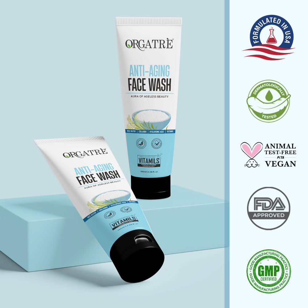 Orgatre Anti Aging Face Wash | Grocsy