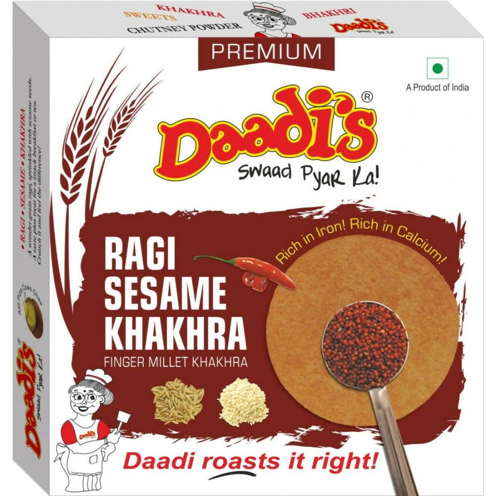 Daadi's Ragi Sesame Khakhra | Grocsy