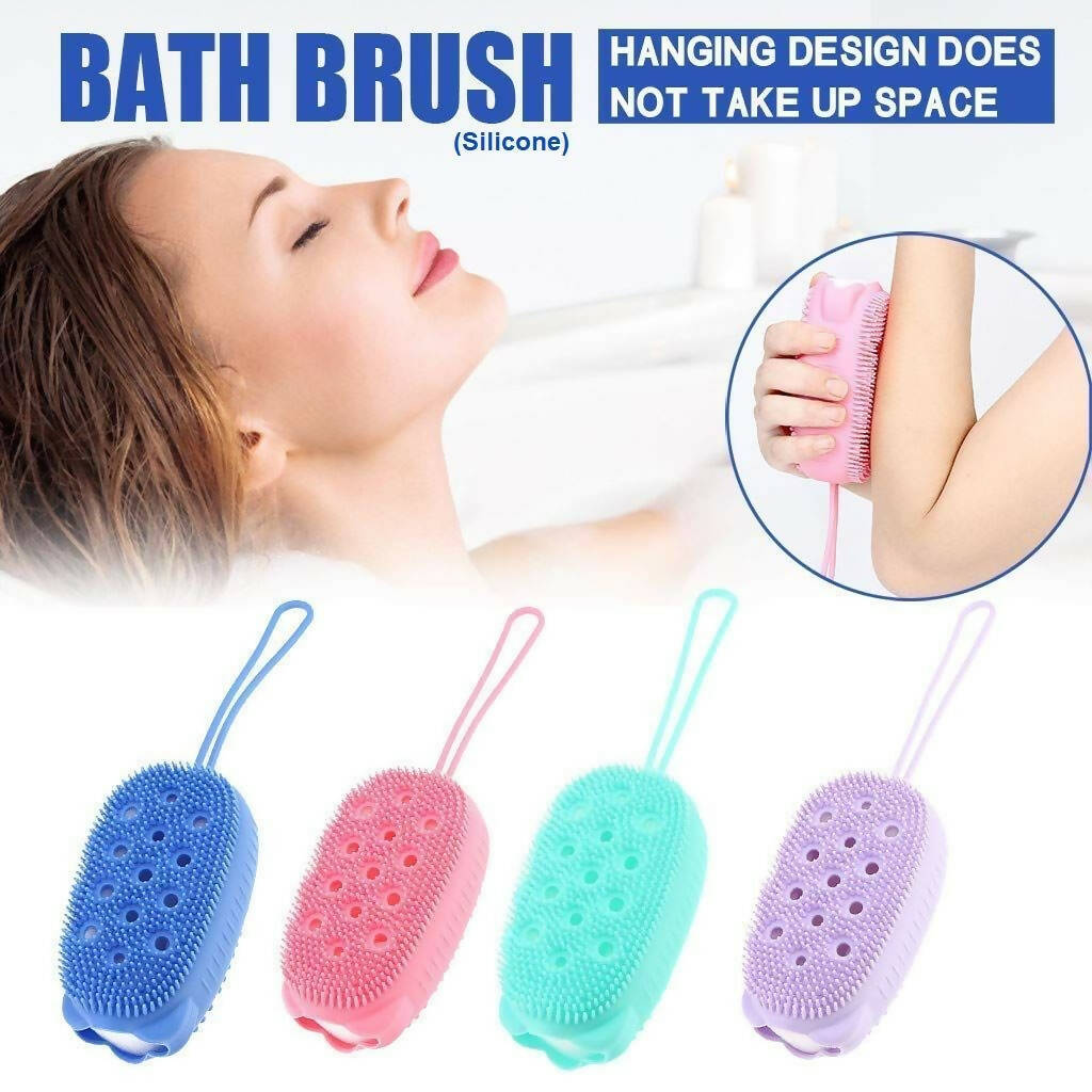 Favon Silicon Bubble Bath SPA Super Soft Body Scrubing Brush | Grocsy