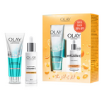 Olay Hydration Boost Kit With Niacinamide + Vitamin-C Super Serum & Cleanser | Grocsy