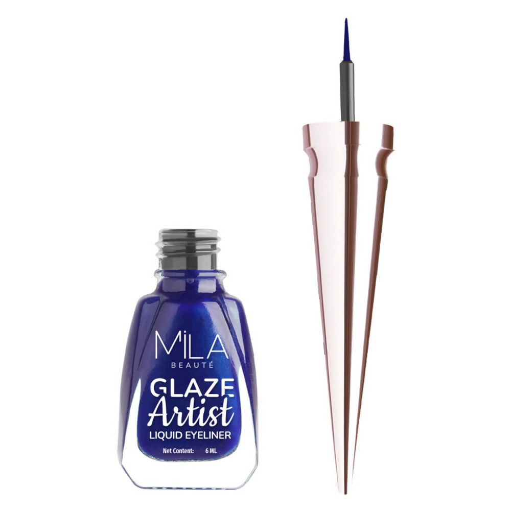 Mila Beaute Glaze Artist Waterproof & Smudge Proof Eyeliner - Infinite Blue | Grocsy